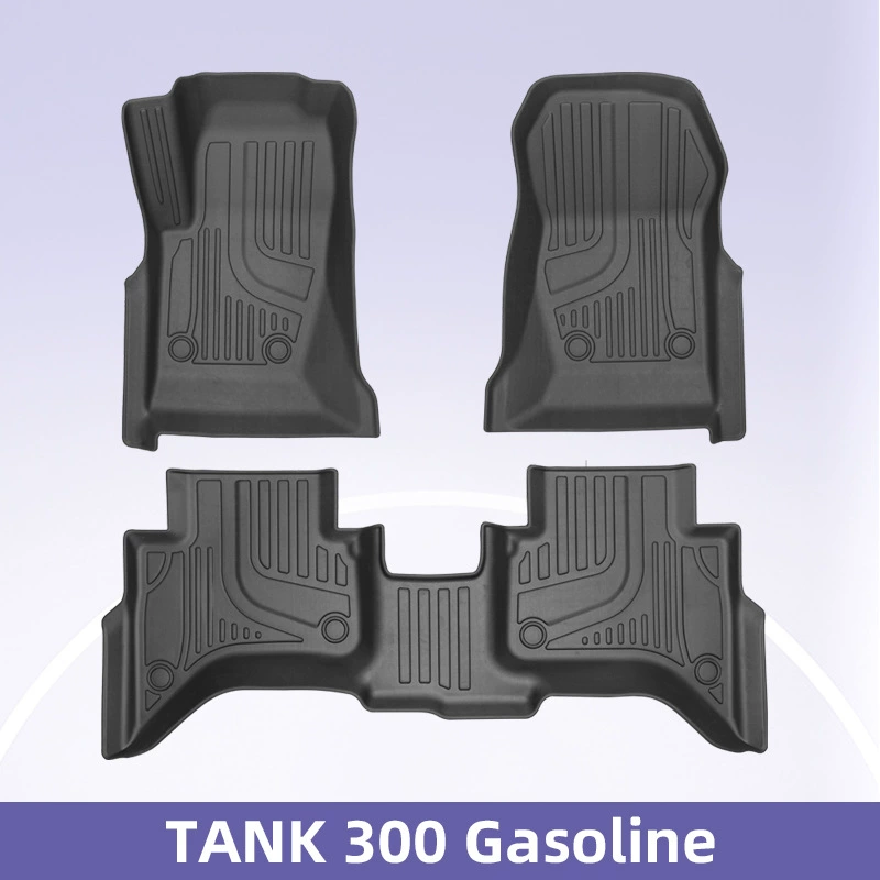 Подходит для Changan Tank 300 2021-2024, 3D всепогодный материал TPE, коврик для пола автомобиля и багажника.