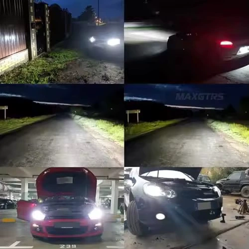 H15 car LED headlights Glk Golf 7 Tuan Explorer Edge Super Bright High Beam Sunshine Running Light Bulb High Light