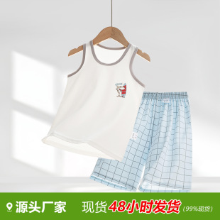 男童背心套装
