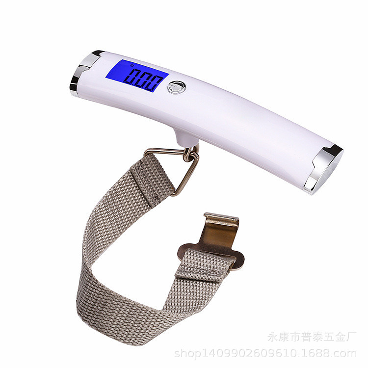 跨境出口厂家现货直销电子手提行李秤便携式飞机秤50KG织带箱包秤