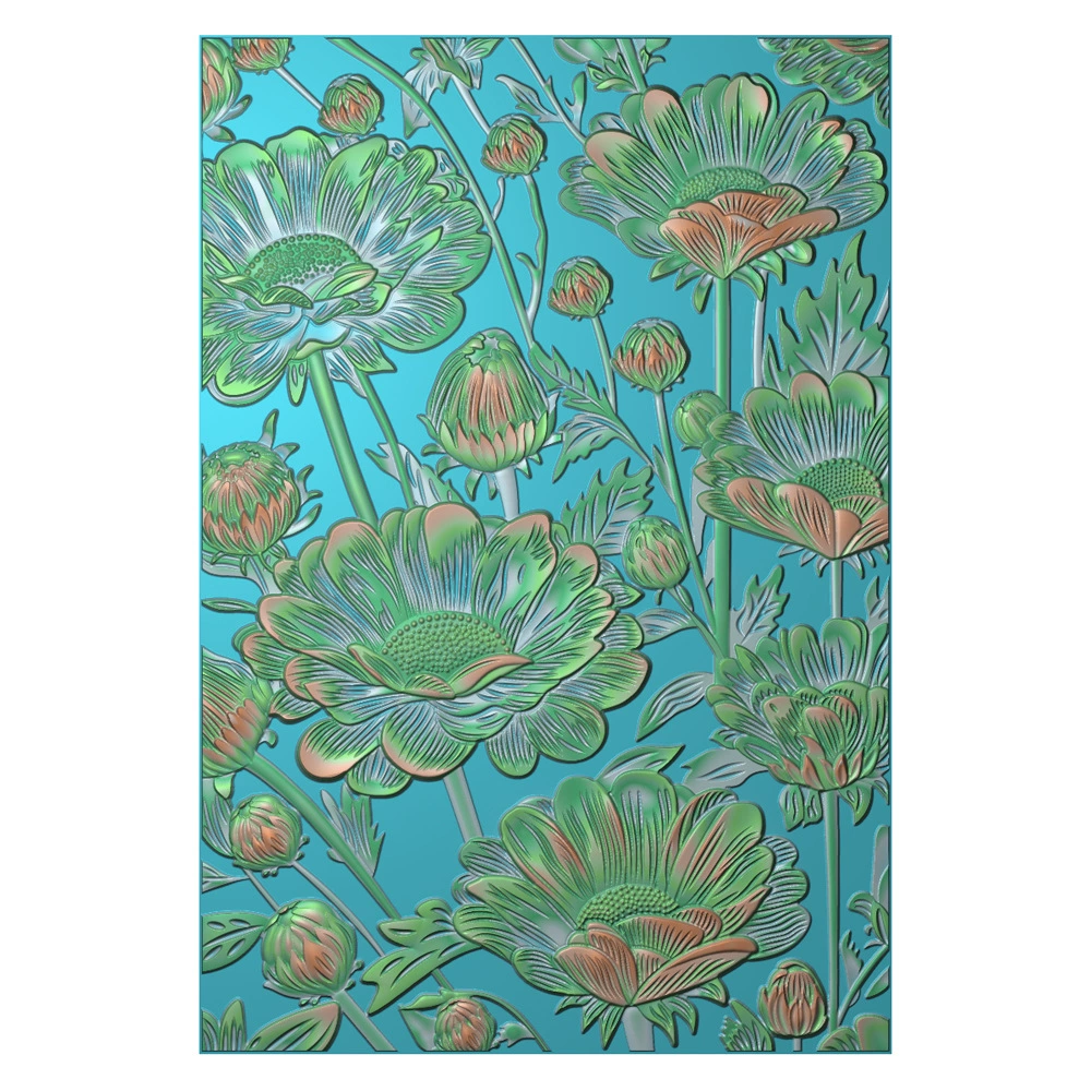 Ф floral emboss template 3D texture DIY embossed print folder embossed board embossed folder scrapbooking