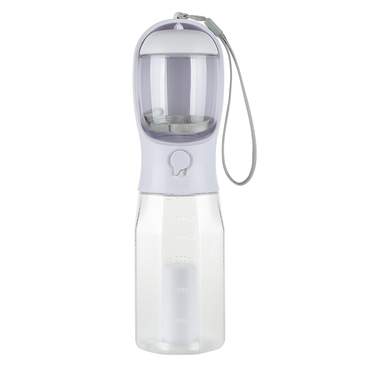 Procesamiento de tazas de agua multifuncionales personalizadas, bolsas de basura de alimentos para beber, suministros para mascotas integrados, perros, gatos y perros, plástico al por mayor