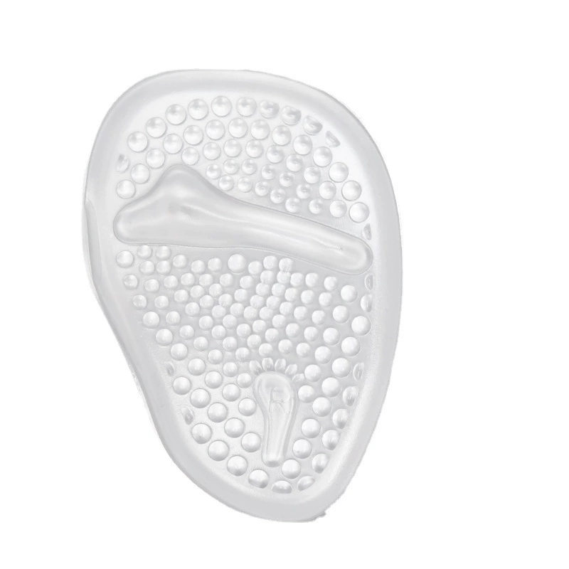 Silicone invisible non-slip half insoles, anti-pain sandals, absorbs sweat and smell