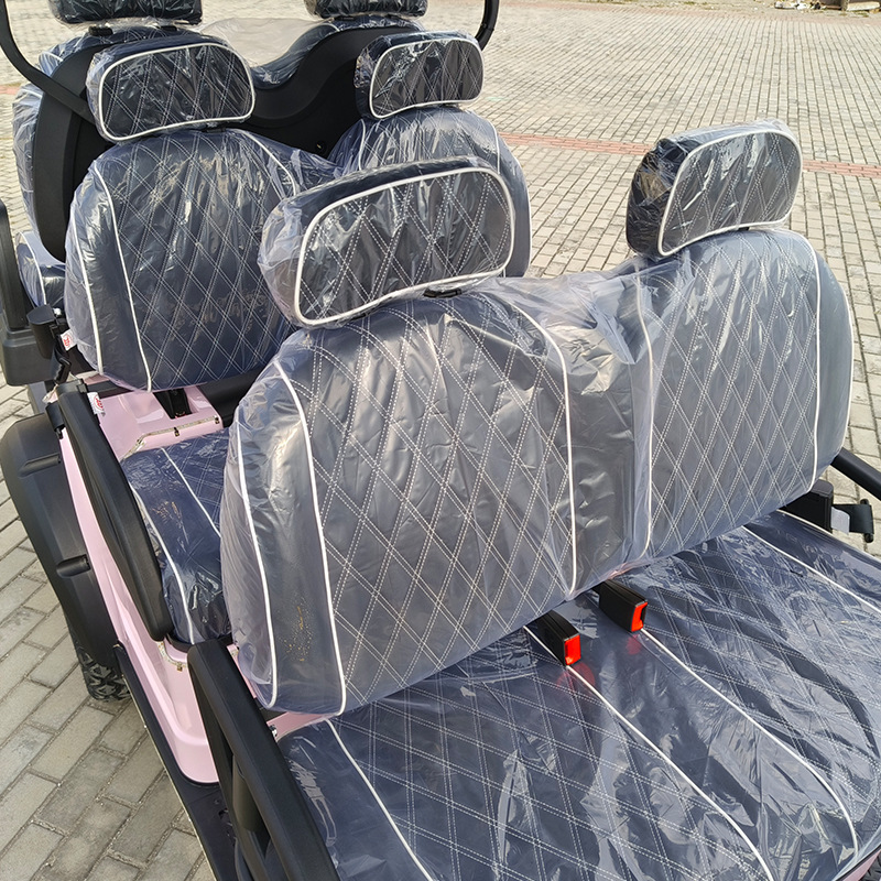 Foreign trade electric golf cart, hotel shuttle vehicle, 4-seater and 6-seater electric sightseeing car for resorts and scenic areas