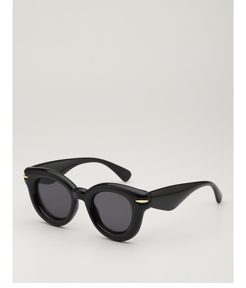 60g Weight Full Frame Glasses Structure Sunglasses Classification PC, UV400 Protection Lens Material Square Glasses Style Outdoor, Travel Occasion Solid Color Pattern All Seasons Season Unisex Gender Streetwear Style Streetwear Solid Color PC UV400 Protection Square Full Frame Women's Sunglasses 6