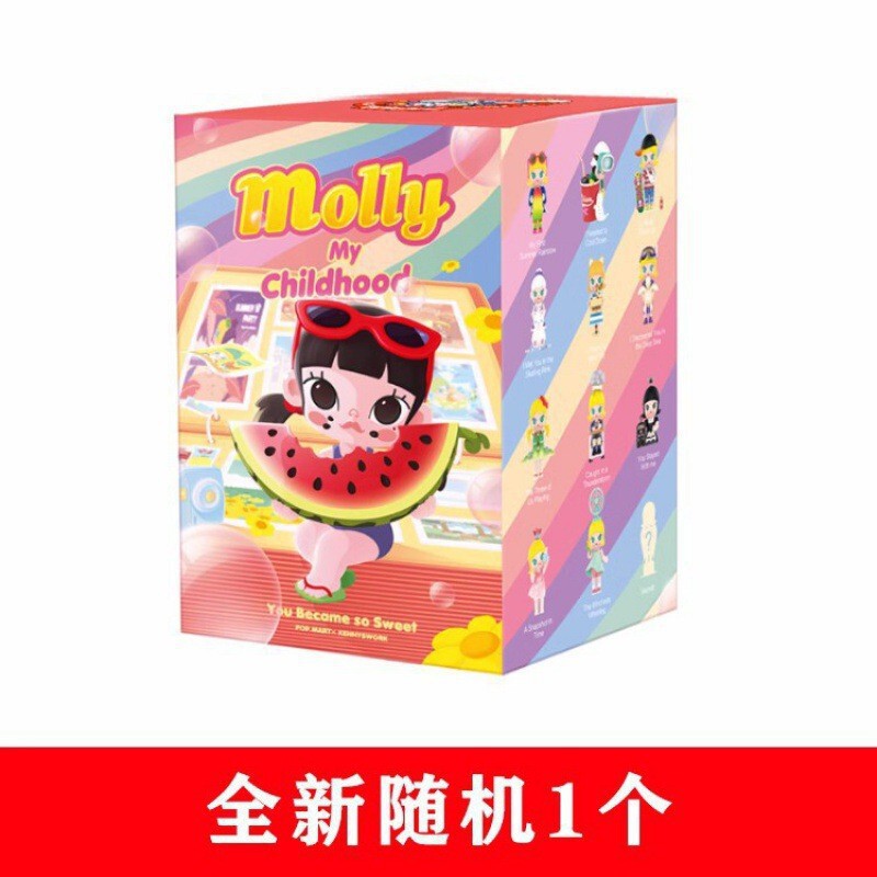 POPMART泡泡玛特茉莉我的小时候系列盲盒手办潮玩具摆件女生礼物|undefined