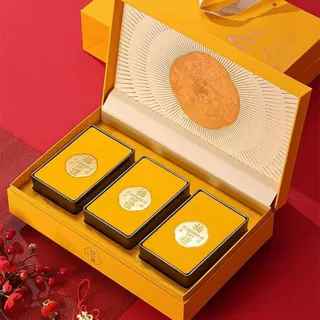 新中式国风茶叶礼盒定制小罐茶包装盒定做彩印商务礼品翻盖包装盒