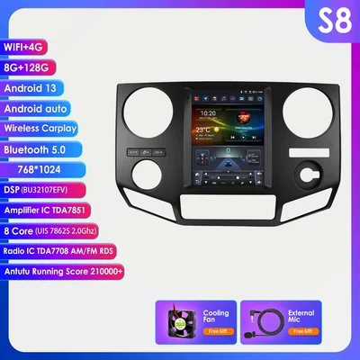 Screen Frame Car Navigator — DVD Navigation - 8128g-wifi4glte-version-7862-carplay-eight-core-97inch-suitable-for-09-16-ford-f250-f450