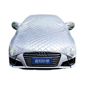 Car Sunshade Half Cover Car Cover Heat Insulation Rainproof Snowproof Dustproof Frostproof Hailproof Car Cover Large Half Cover
