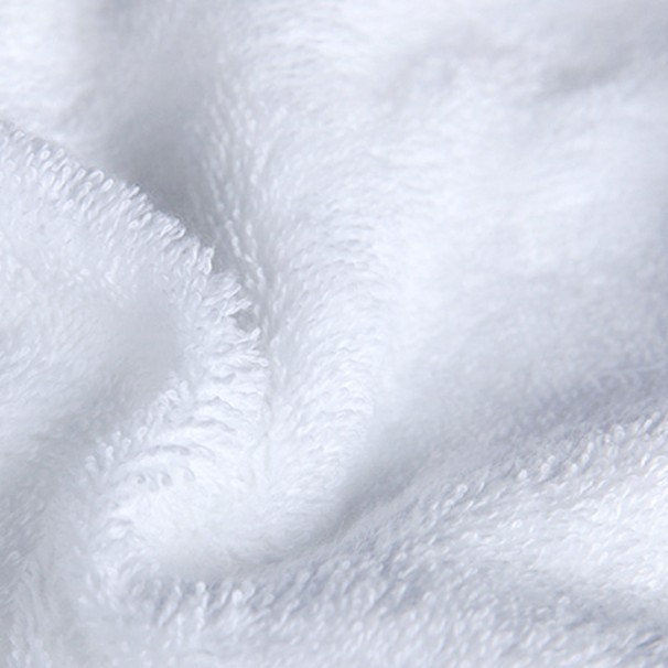 Fabricante de tela de felpa, stock, bata de baño de hotel tejida de algodón, gorro de pelo seco, tela de felpa de terciopelo cortado al por mayor