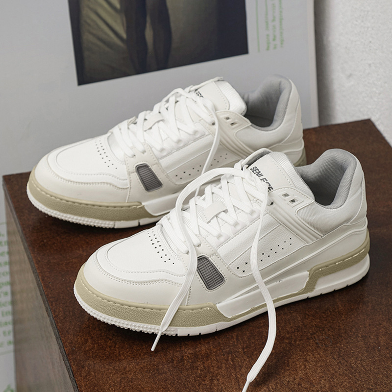 Cross-Border Extra-Large Men's Shoes 45 Breathable Wide-Fit White Sneakers 46 Versatile Casual Sneakers 47 Sports Shoes 48