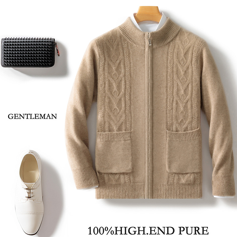 Demi-season woolen sweater