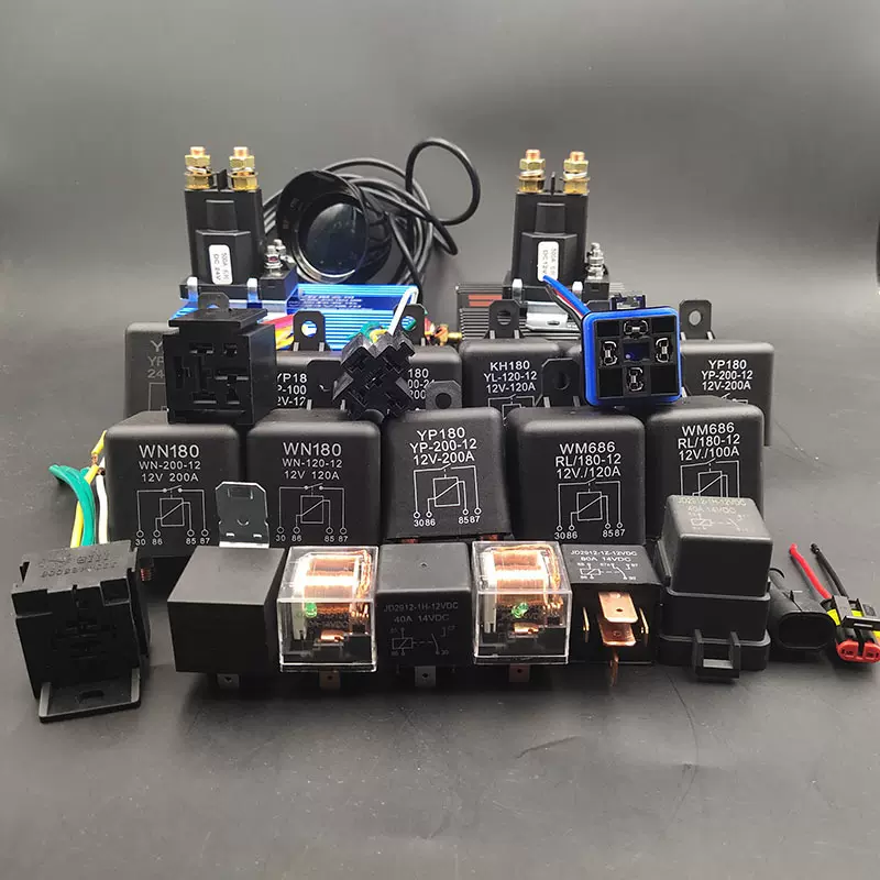 汽车继电器 大电流12V 24V继电器120A 200A 起动继电器100A 250A