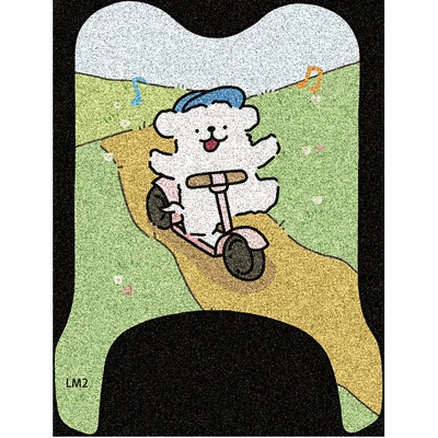 Suitable for Milamido electric Electric vehicle foot mat - skateboard-dog
