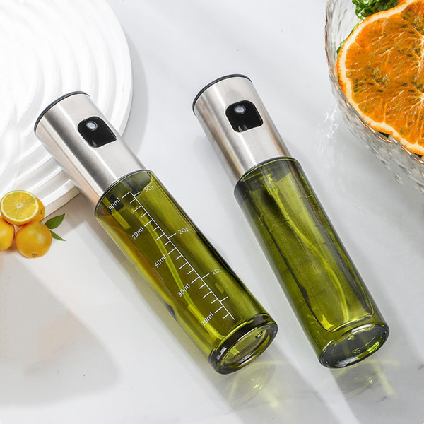 Shading German oil spray bottle sprayed glass oil spray can olive…