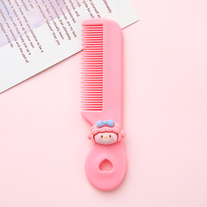 Peine de peluquería especial para niñas de alta gama para estudiantes y niños de dibujos animados lindo mini peine portátil peine al por mayor