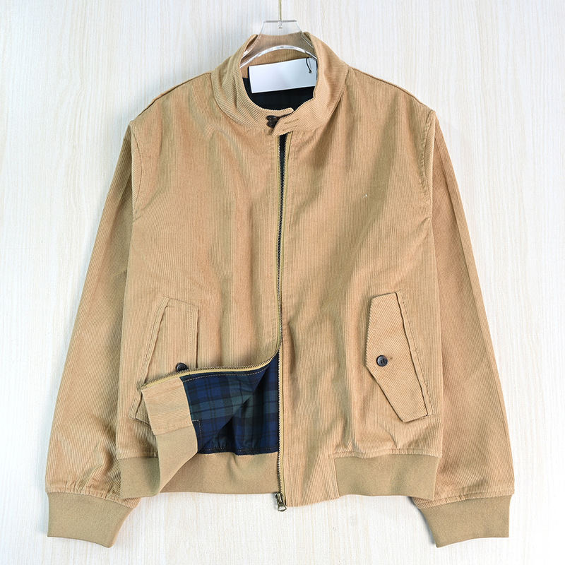 Siqi Women's Clothing 2512/15 American Single-Embroidered Corduroy Cotton Two-Button Stand-Collar Casual Jacket Siqi Women's Clothing 2512/15 American Single-Embroidered Corduroy Cotton Two-Button Stand-Collar Casual Jacket