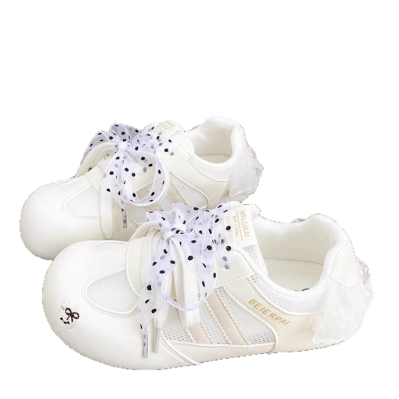 2026 primavera y verano nuevo estilo poco profundo y dulce estilo de moda versátil con una base plana cómoda con la cabeza redonda delantera zapatos deportivos de mujer