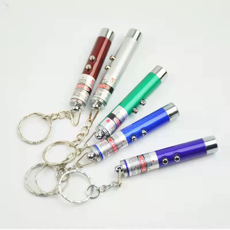 Small flashlight with laser, training, pet