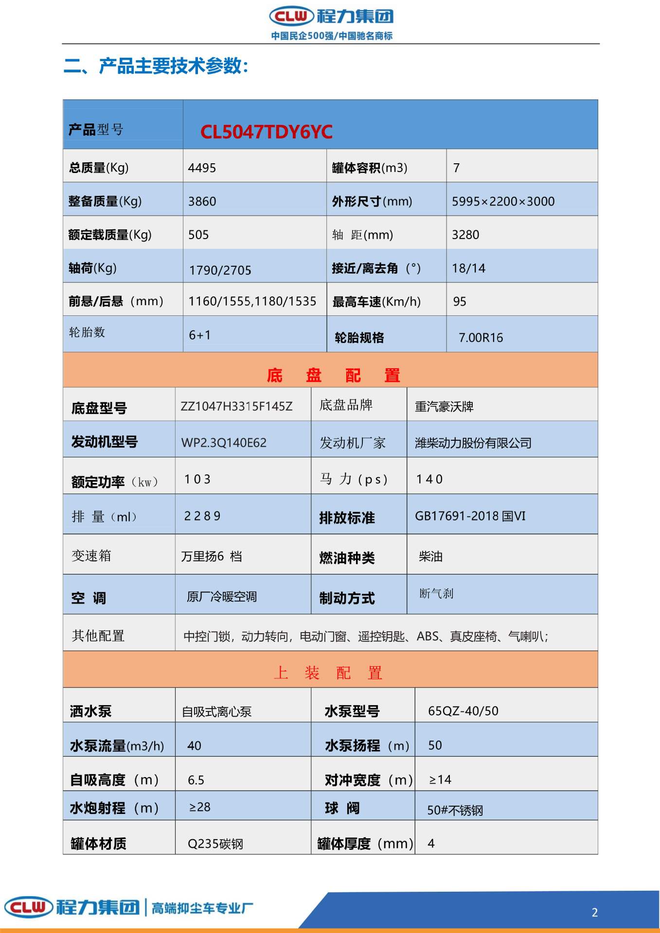 Sinotruk Howo Blue Brand 7-Cubic Meter Dust Suppression Truck, National Vi Dust Suppression Truck Price, Multi-Functional Fog Cannon Truck Configuration