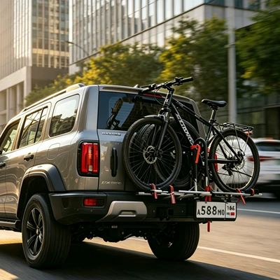 ZENTORACK aluminum alloy car spare tire mount rear-mounted bicycle rack for Tank 300 and Haval Menglong