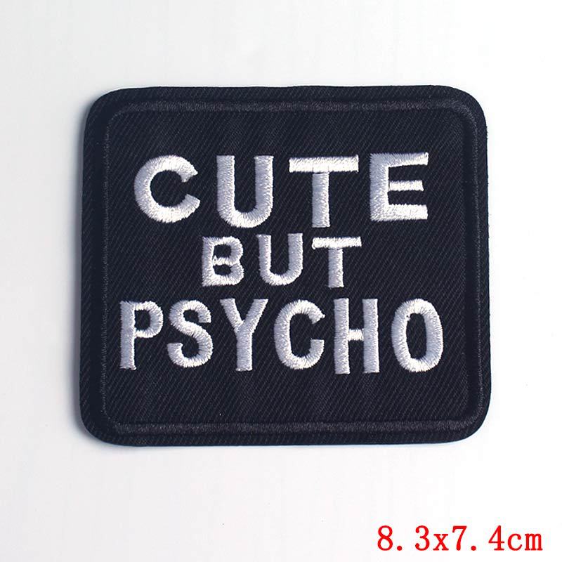 7g Weight Clothing Sticker Patches Classification 1 Piece Quantity Embroidery thread Material Penguin, Letter Pattern Cute, Punk Style 1 Piece Cute Punk Penguin Letter Embroidery Thread Clothing Sticker Patches 1
