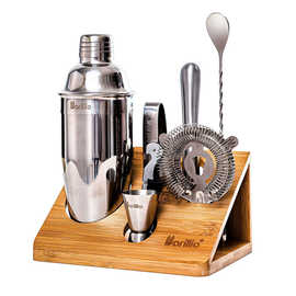 桌面三角形威士忌调酒架不锈钢酒杯支架调酒师配件工具收纳架批发