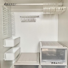 【新家的100个快递】衣柜收纳分层多功能卧室衣柜壁挂收纳盒
