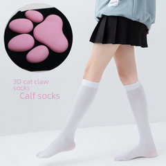 3D Cat Paw Socks Cute Lolita Lolita Anime Cosplay Knee-High Socks 3D Padded Cat Paw Socks JK Calf Socks