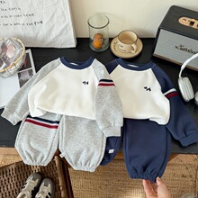 男童秋季卫衣套装2026新款春秋款童装宝儿童中小童衣服上衣秋季潮