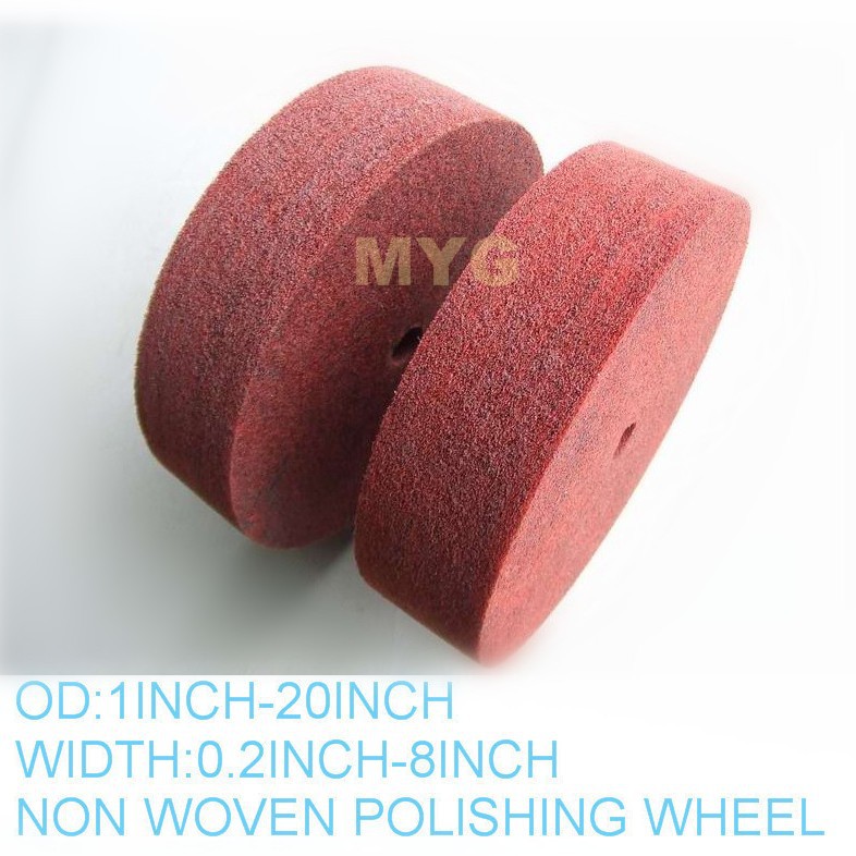 供应6寸5P恒兴尼龙轮研磨机专用抛光轮拉丝轮纤维轮不织布轮