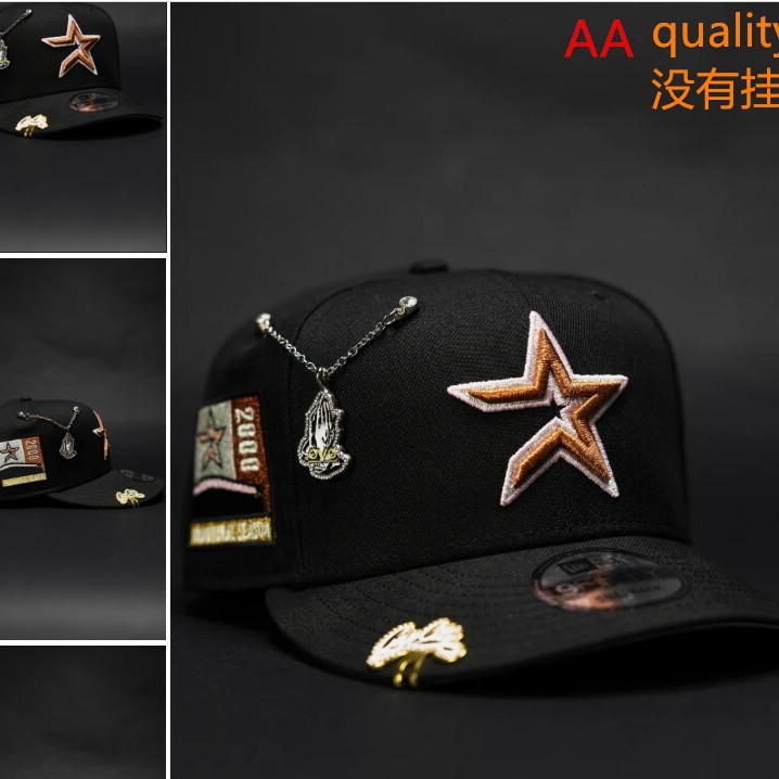Comercio exterior transfronterizo al por mayor 2026 AA gorra de boca de pato bordado tridimensional ajustable gorra de hip-hop Yankees Dodgers