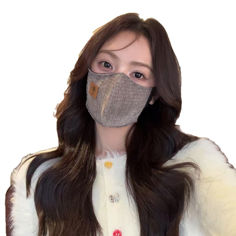 小狮子秋冬季保暖口罩加绒可爱透气女高颜值防风防寒护脸护眼角版|undefined
