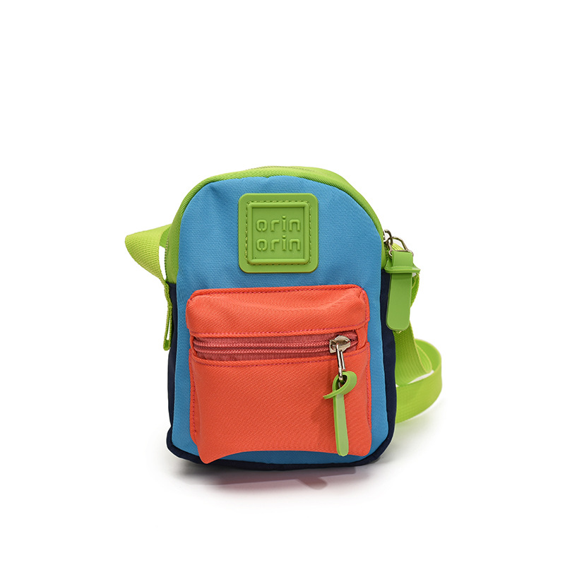 Bolso de hombro para niños y niñas con letras de estilo occidental mini lindo viaje al aire libre monedero para bebés nuevo bolso para niños de comercio exterior