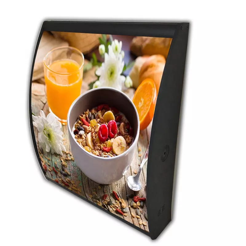 美什 超薄灯箱新款广告灯箱LED灯招牌批 挂墙式单悬吊顶展示灯箱