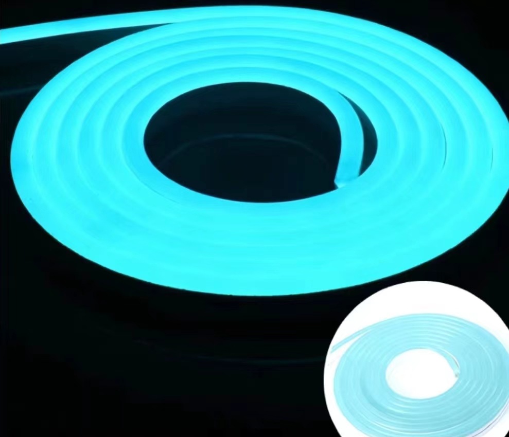 Tira de Luz LED Neón Flexible RGB 12V 6x12mm Impermeable para Publicidad Exterior