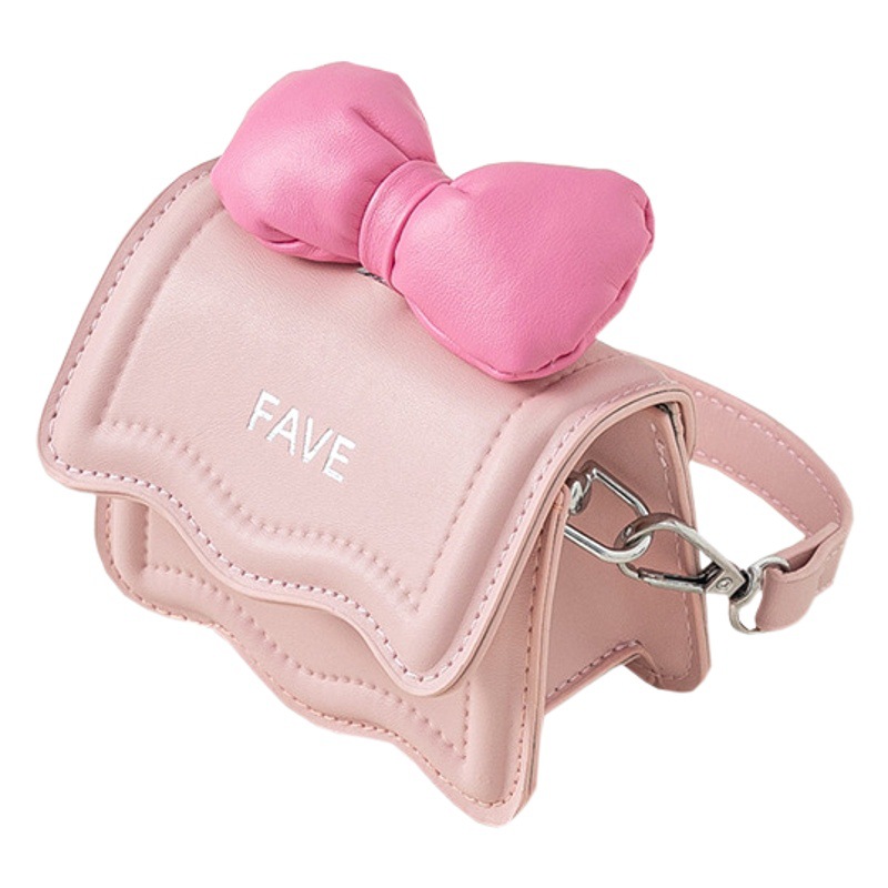 Babycity bolso de los niños niña arco mini bolso cuadrado bolsa hombro marea PS24018