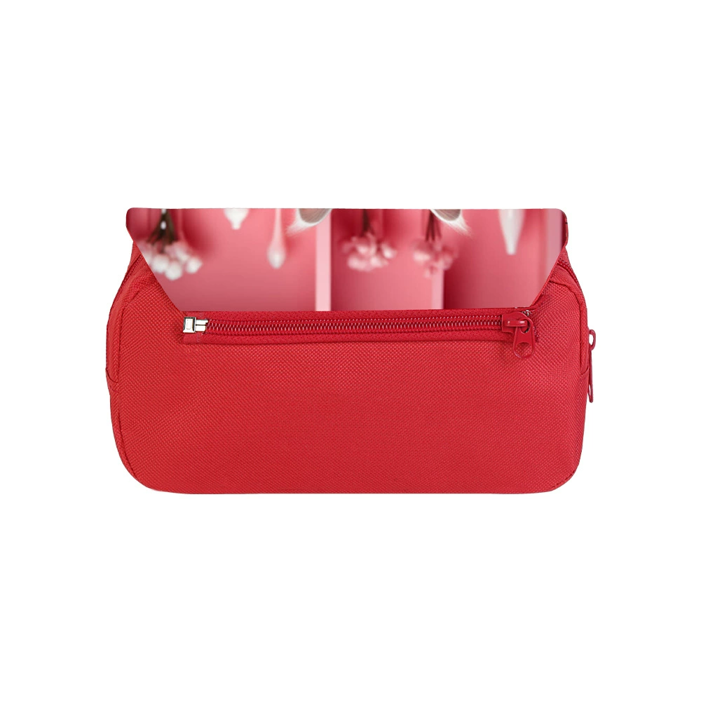 (Cross-border trading), capacious game console, red double-layer pencil case, cosmetic bag