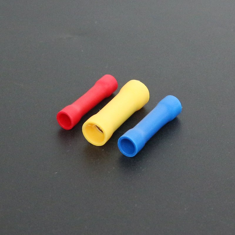 PVC中间接线端子BV系列子电线快速接头冷压管型阻燃套管端头