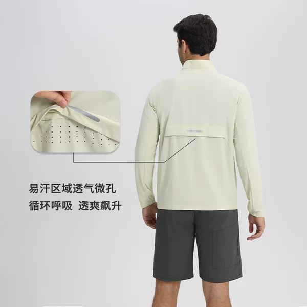 Lu's Replacement Non-Sensory Quick-Drying Breathable Water-Repellent Men's Outdoor Sports Slim Stand-Up Collar Sun Protection Jacket