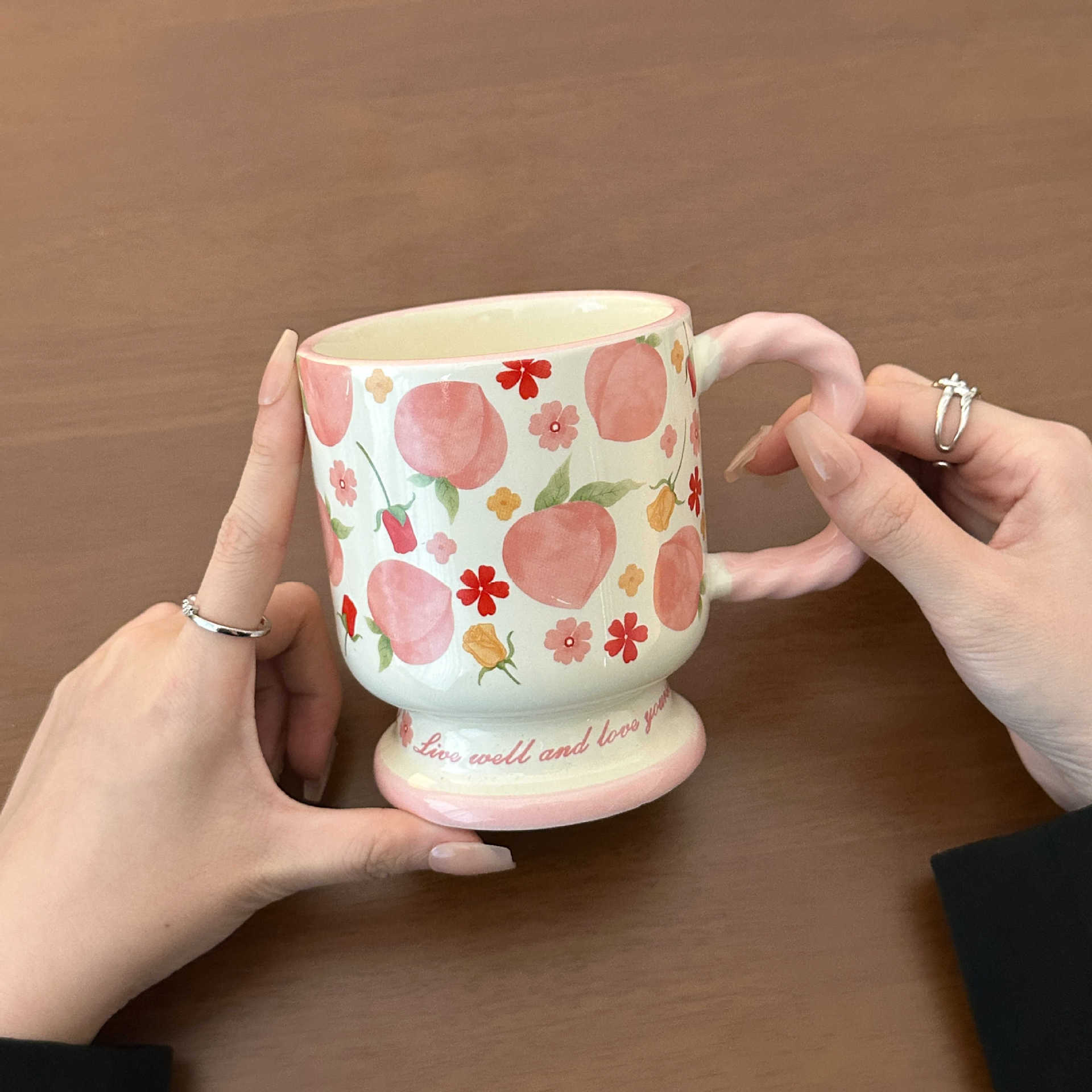 Regalos de cumpleaños de alta calidad para chicas, tazas de cerámica, tazas de café de desayuno de oficina prácticas