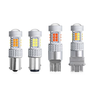 新款汽车解码LED灯 1156倒车灯 1157 刹车灯3030球面 30SMD转向灯