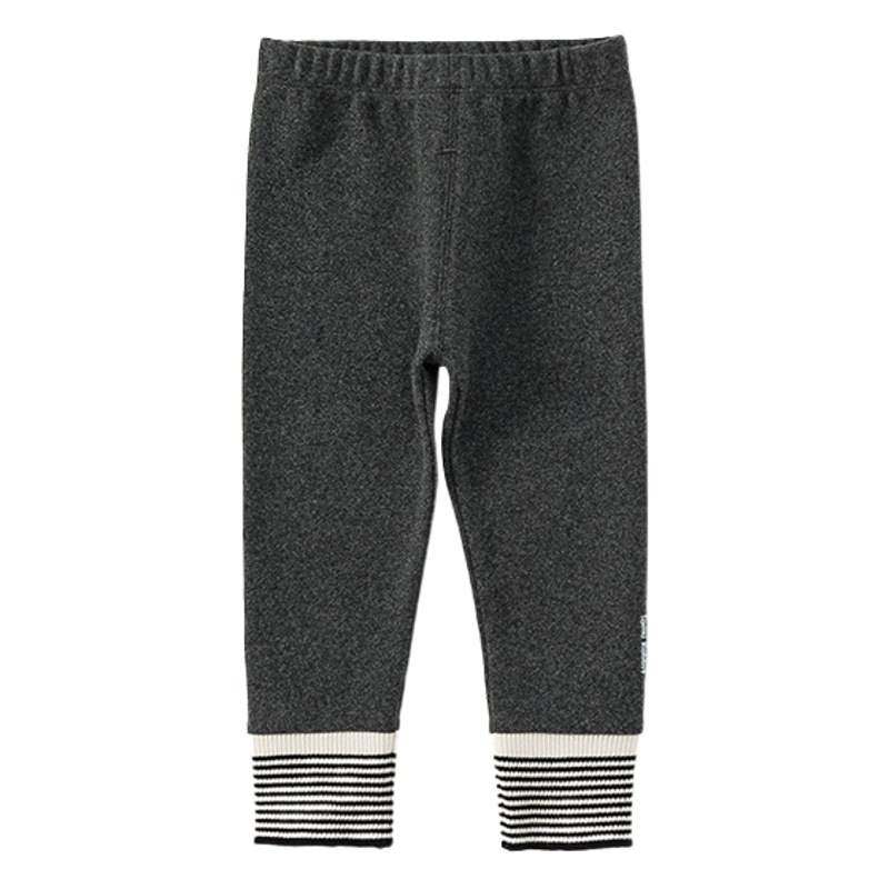 Babycity polainas de los niños 2024 primavera niñas simples pantalones a rayas pantalones recortados pantalones QK22003