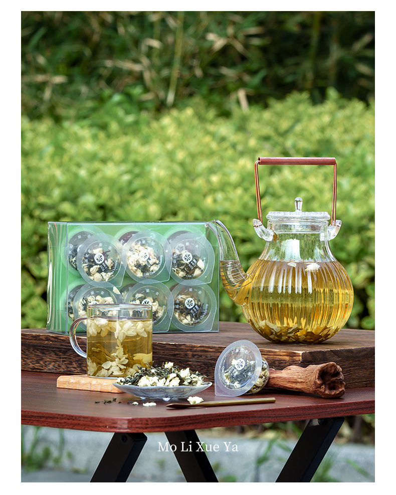 Jasmine Snow Bud Green Tea Mo Li Xue Ya Fragrant Loose Leaf Scented Tea 42g key features