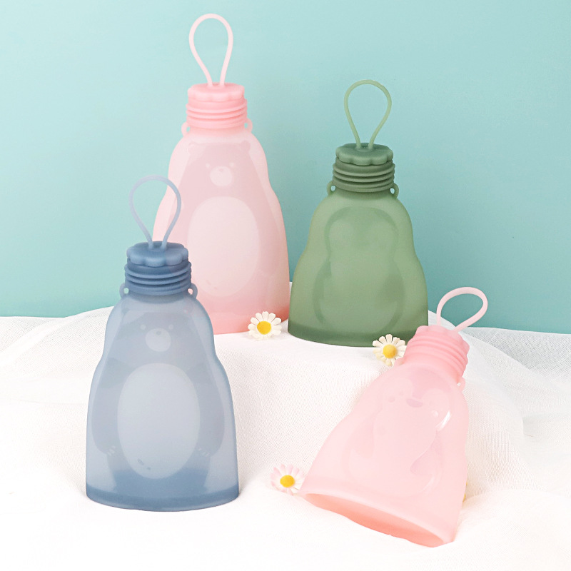 硅胶母乳储奶袋存奶袋可冷冻耐高温存奶袋食品级硅胶分装袋