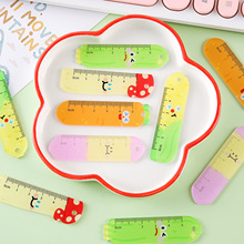 新款可爱迷你趣味果蔬掌心尺可爱卡通尺小学生便携掌心尺挂件