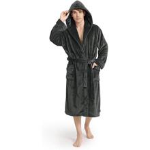 P 32746 Plus-size hooded men's bathrobe ����Ӻ���ñ��ʿ˯��