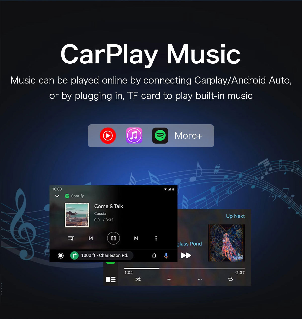 Cross-Border Wired-To-Wireless Carplay Box, Android Car-Machine Connectivity, Portable In-Car Connectivity Box