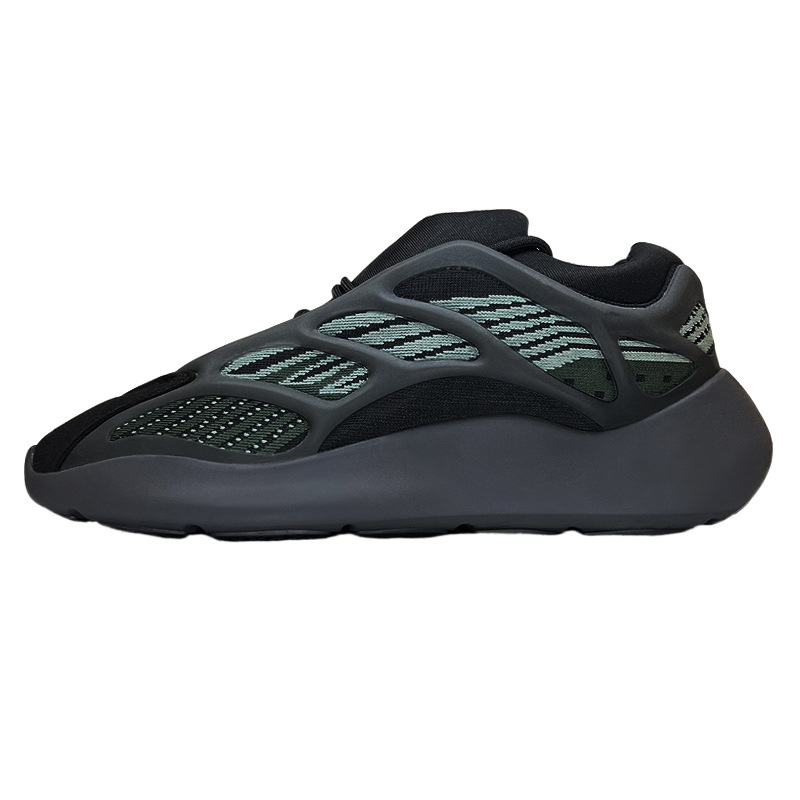 Coconut 700v3 Black Soul Azael Alien Black Warrior ins Zapatos casuales deportivos de moda Zapatos luminosos venenosos para hombres