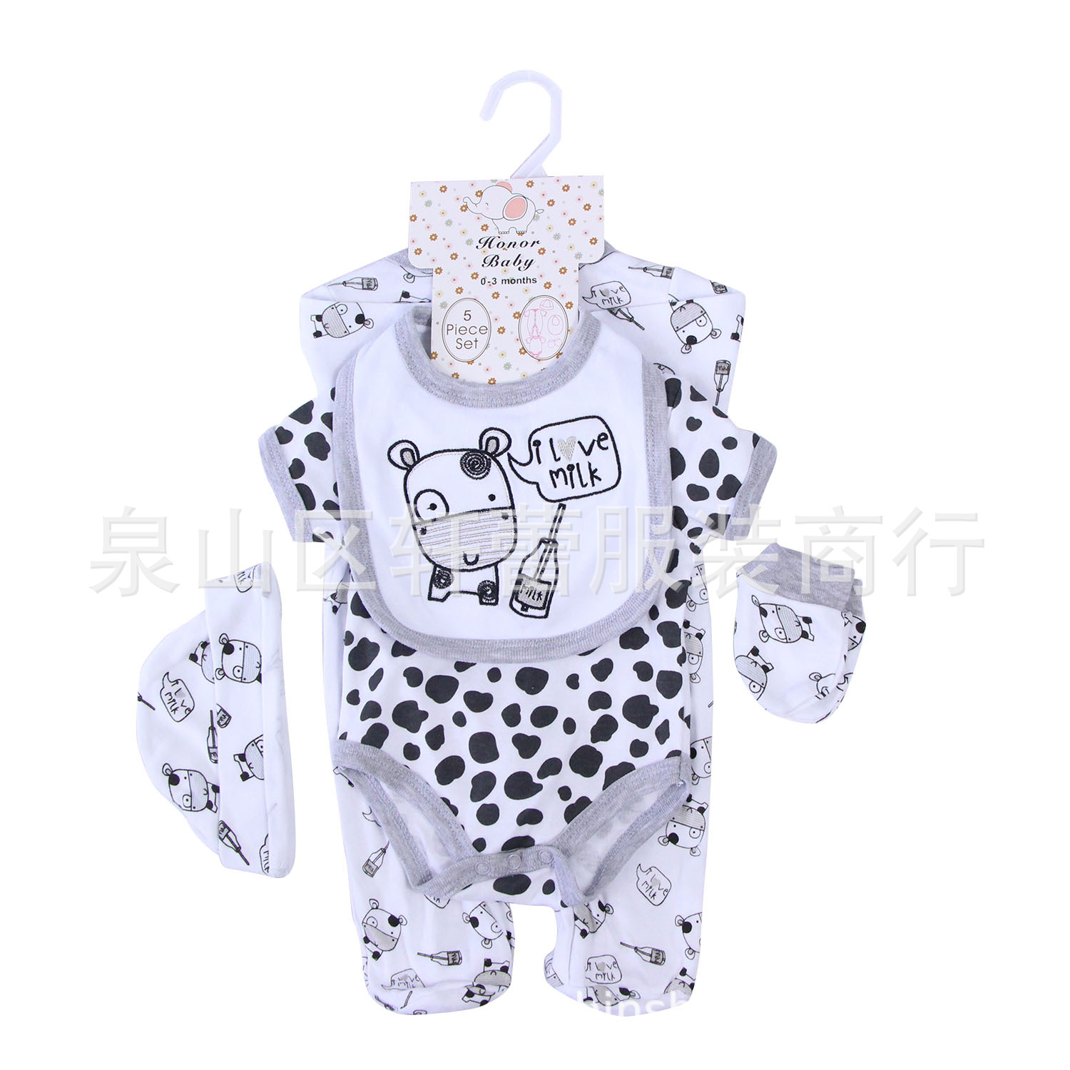 Conjunto de ropa para recién nacido, pelele de algodón puro, mono para bebé, ropa de bebé, ropa infantil transfronteriza europea y americana